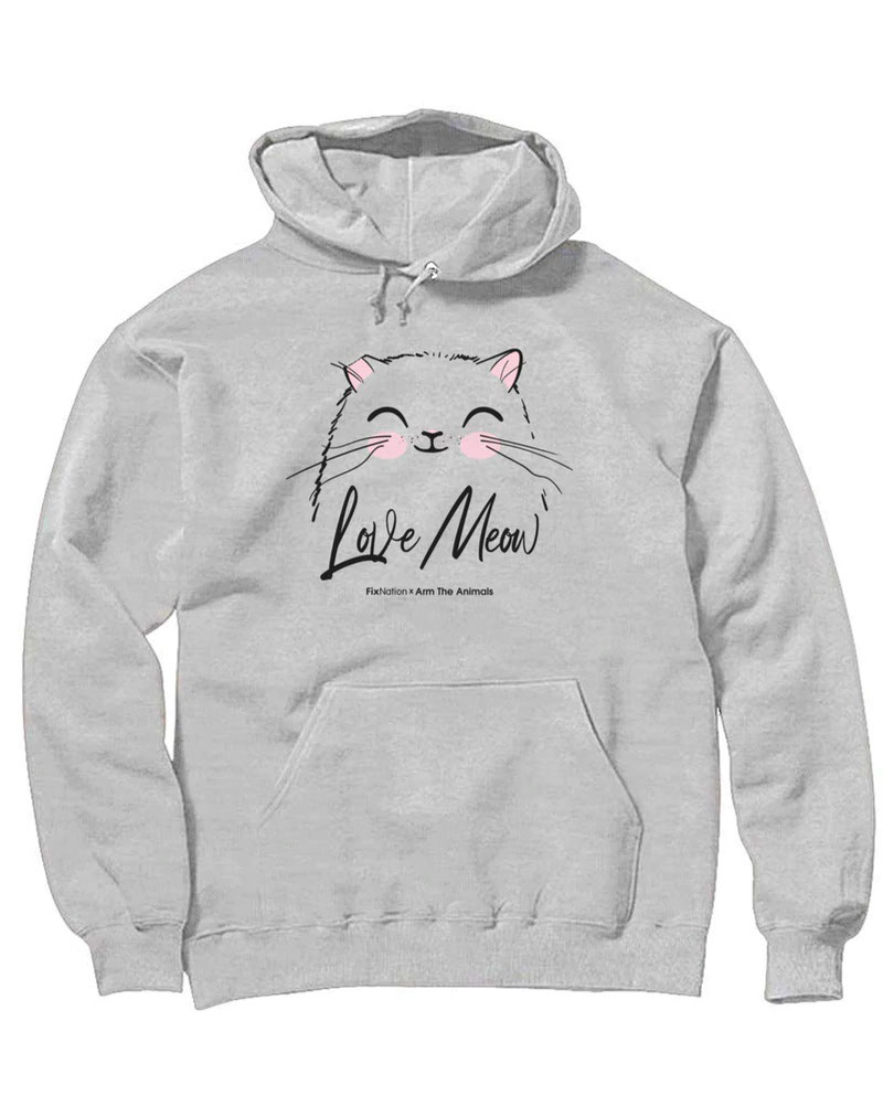 Love Meow, Unisex Hoodie - FixNation