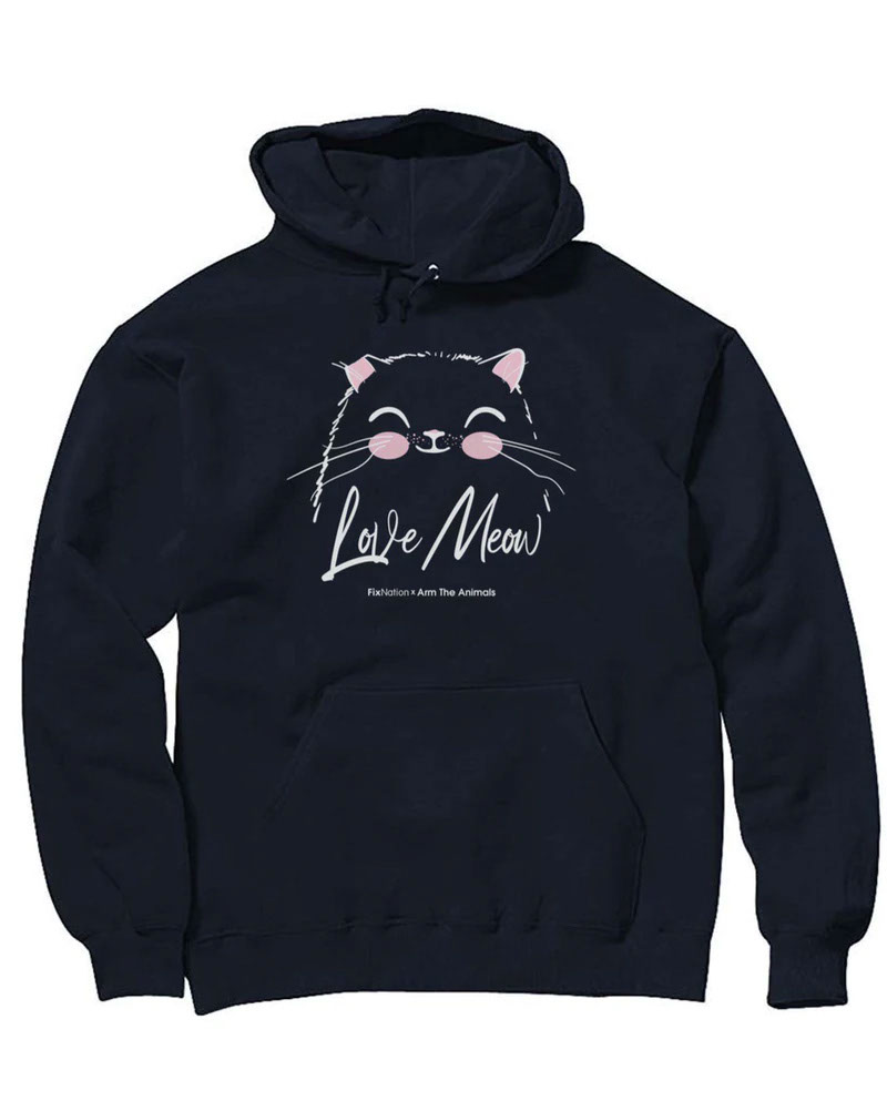 Love Meow, Unisex Hoodie - FixNation